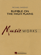 Rumble on the High Plains Concert Band sheet music cover Thumbnail